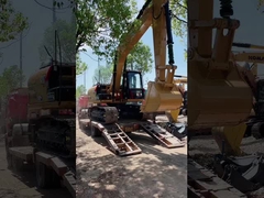 CAT315 Penggalian mini bekas 0.65m3 Ember 13990 Kg Berat