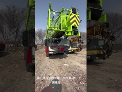 ZOOMLION digunakan truk boom ZTC1100V7531 Kuat Dengan Kapasitas 110 Ton