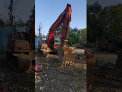 DX150 Digunakan Doosan Excavator 14100kg Berat Kuat Dengan 0.58m3 Ember