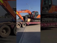 Doosan DX130 Digunakan Crawler Excavator 0.53m3 13010kg Dengan Sistem Hidraulik