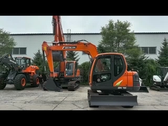 DX75 Digunakan Doosan Excavator 0.40m3 Ember 7500kg Dengan Operasi Keamanan