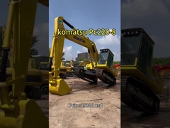Komatsu PC220 Amfibi Mini Hydraulic Excavator Dengan Struktur Kompak